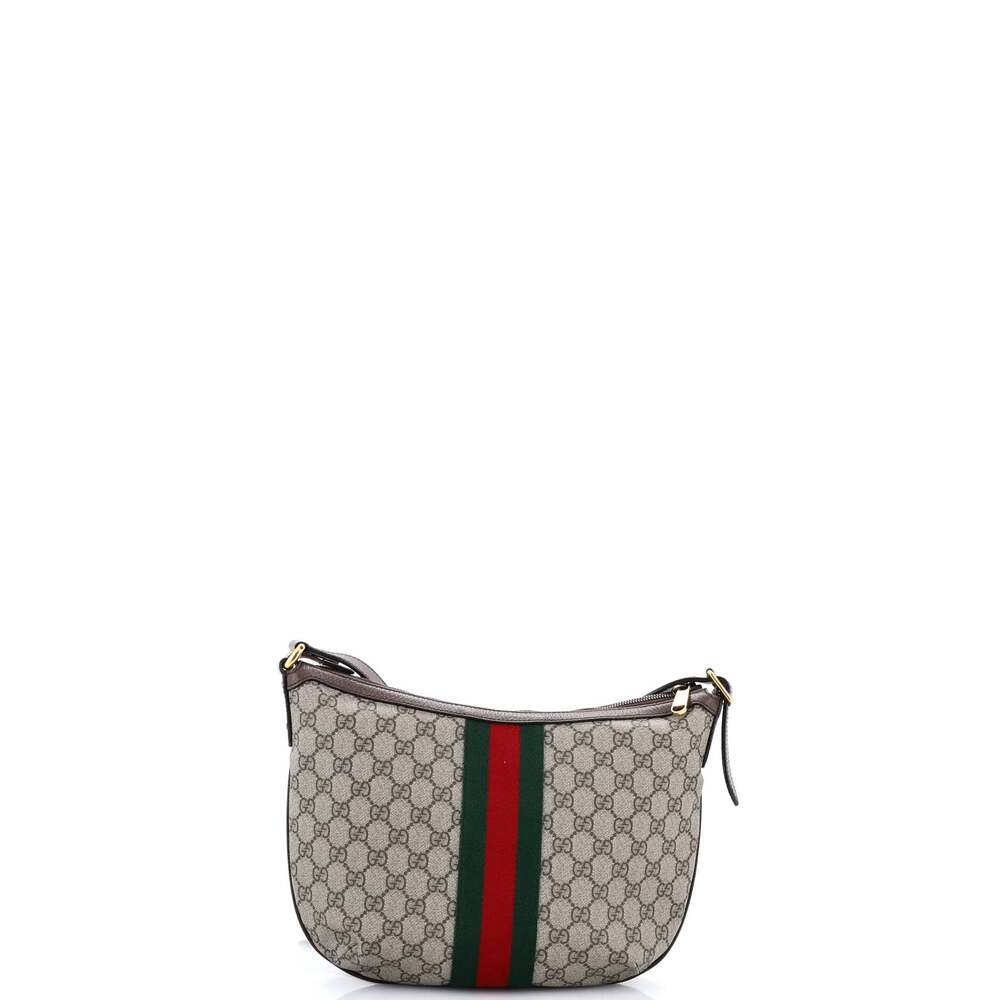 Gucci Ophidia Half Moon Hobo Gg Coated #253863G14B - Picture 3 of 8
